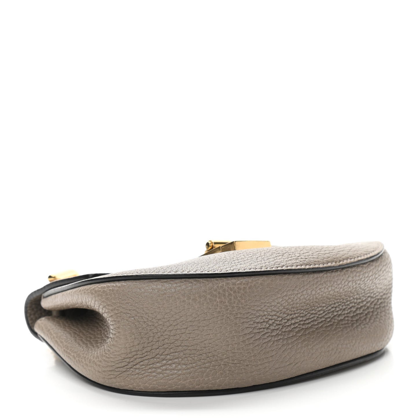 Grained Lambskin Mini Drew Shoulder Bag Motty Grey