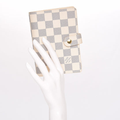 Louis Vuitton Damier Azur Small Ring Agenda Cover 2 of 7