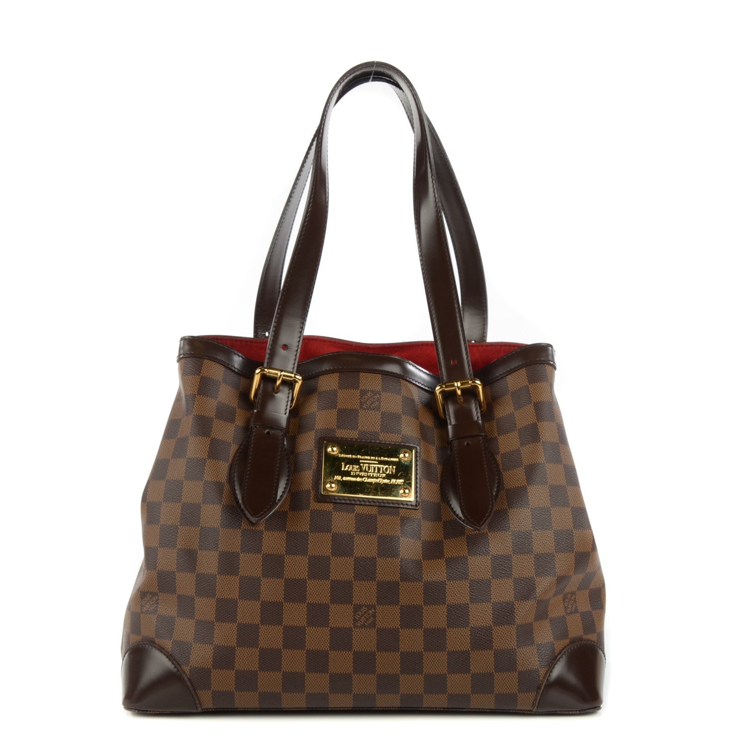 Louis Vuitton Damier Ebene Hampstead MM 1 of 9