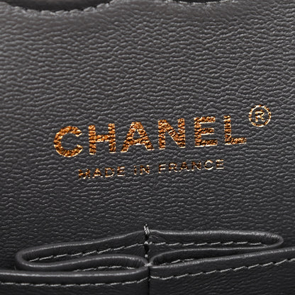Chanel Caviar Quilted Medium Double Flap Dark Grey 5 of 8