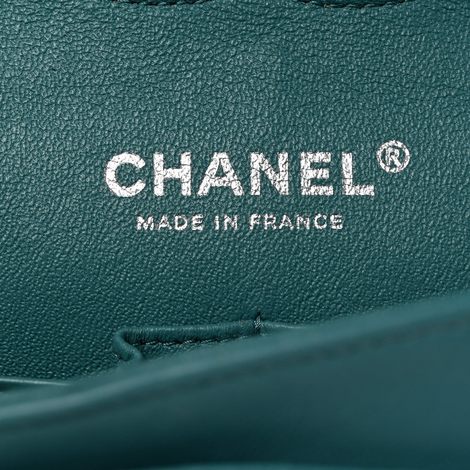 Chanel Lambskin Quilted Medium Double Flap Light Blue 6 of 10