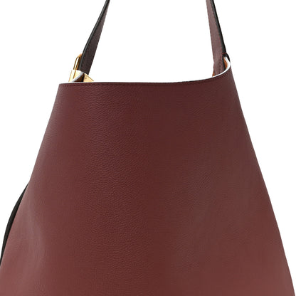 Louis Vuitton Grained Calfskin Low Key Hobo MM Rouge 8 of 10