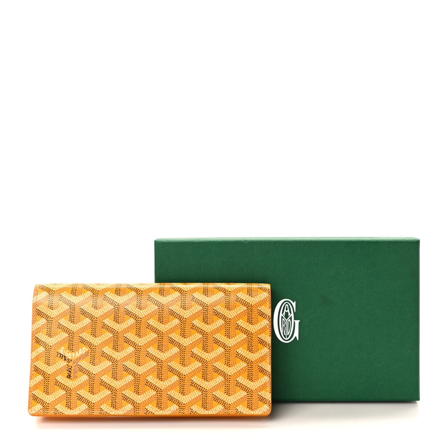 Goyardine Richelieu Wallet Yellow