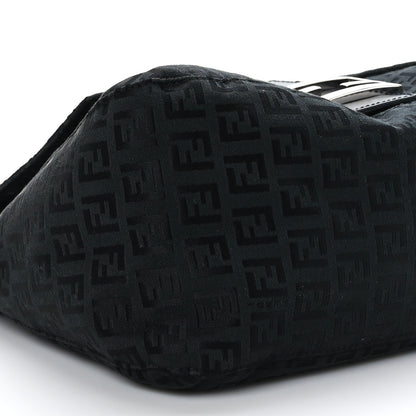 Fendi Zucchino Mama Baguette Black 7 of 8