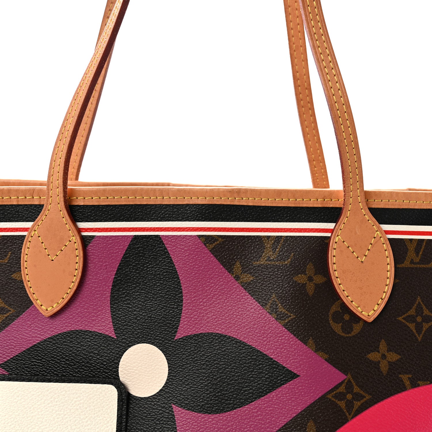 Louis Vuitton Monogram Game on Neverfull MM 7 of 9
