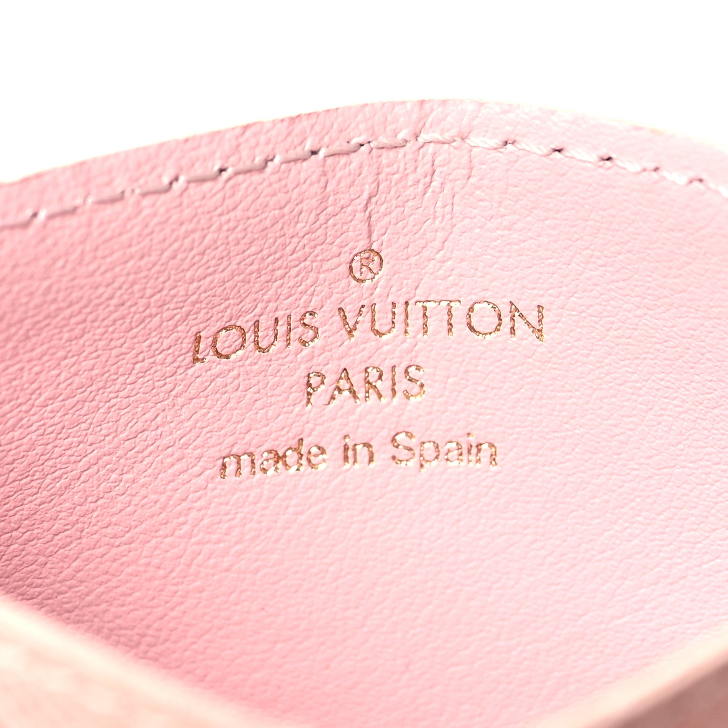 Louis Vuitton Damier Ebene Caissa Card Holder Rose Ballerine 6 of 6