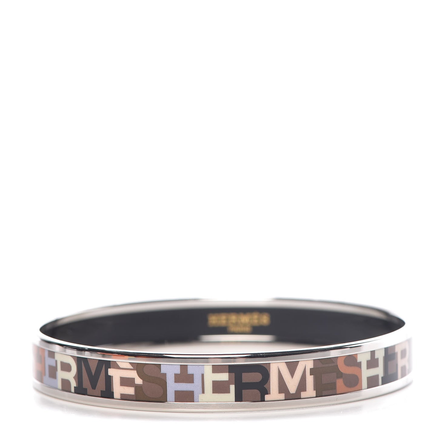 Enamel Printed Narrow Capitales Bracelet 70