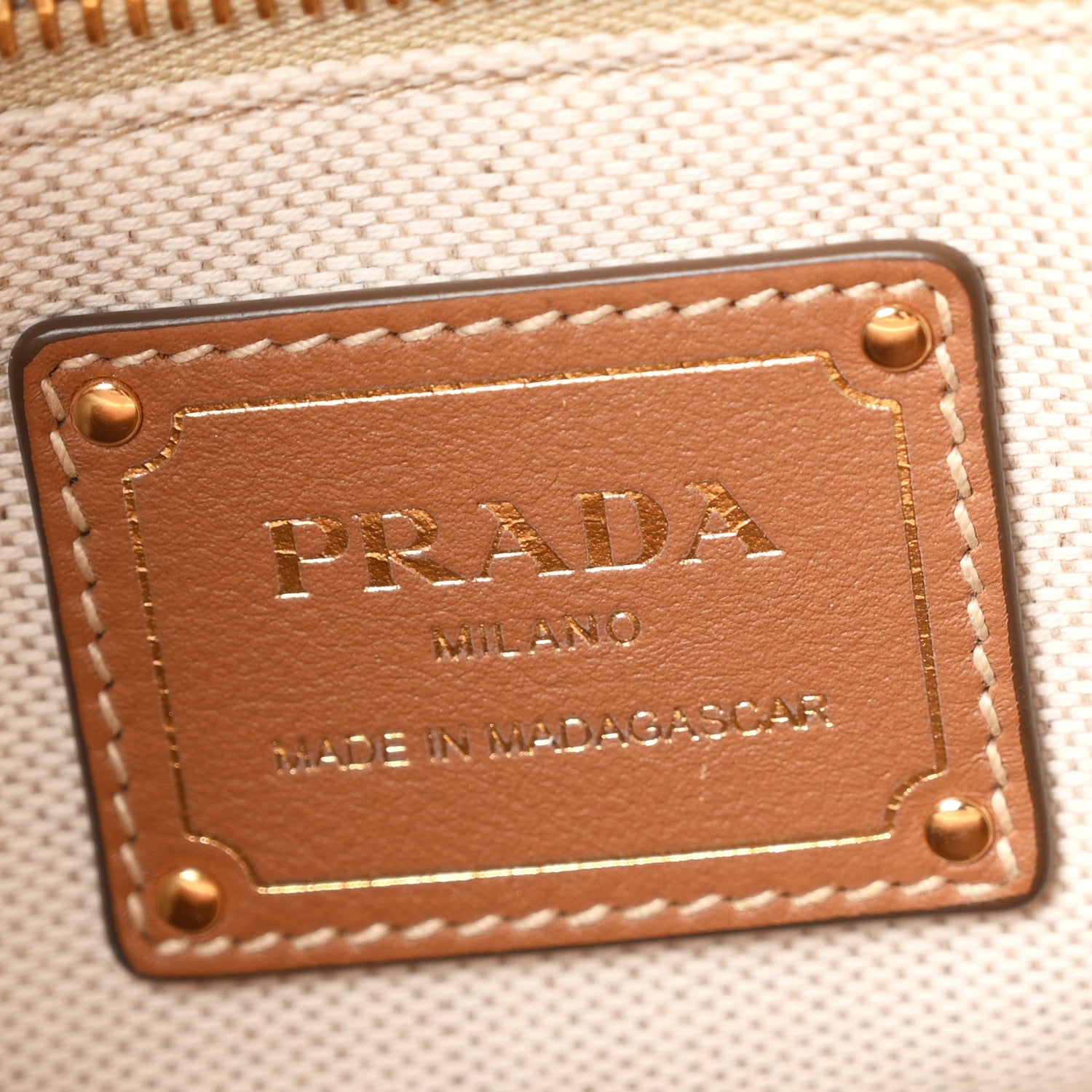 Prada Yarn Raffia Effect Crochet Large Aimée Shoulder Bag Natural 6 of 11