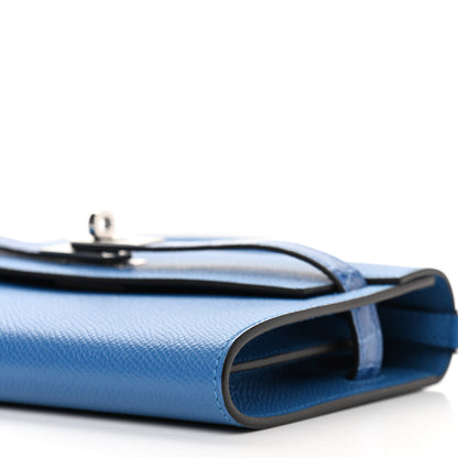Hermes Epsom Shiny Alligator Touch Kelly Wallet To Go Mykonos Bleu Zellige 10 of 11