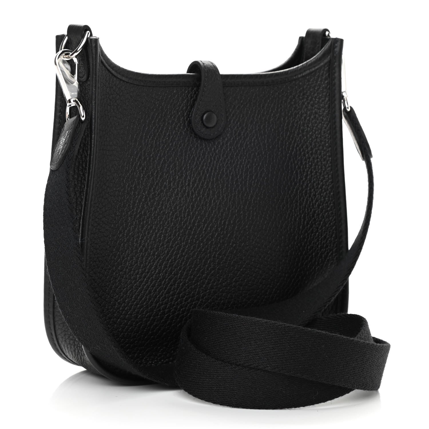 Hermes Taurillon Clemence Evelyne TPM Black 2 of 9