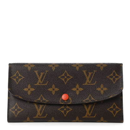Louis Vuitton Monogram Emilie Wallet Piment 1 of 8