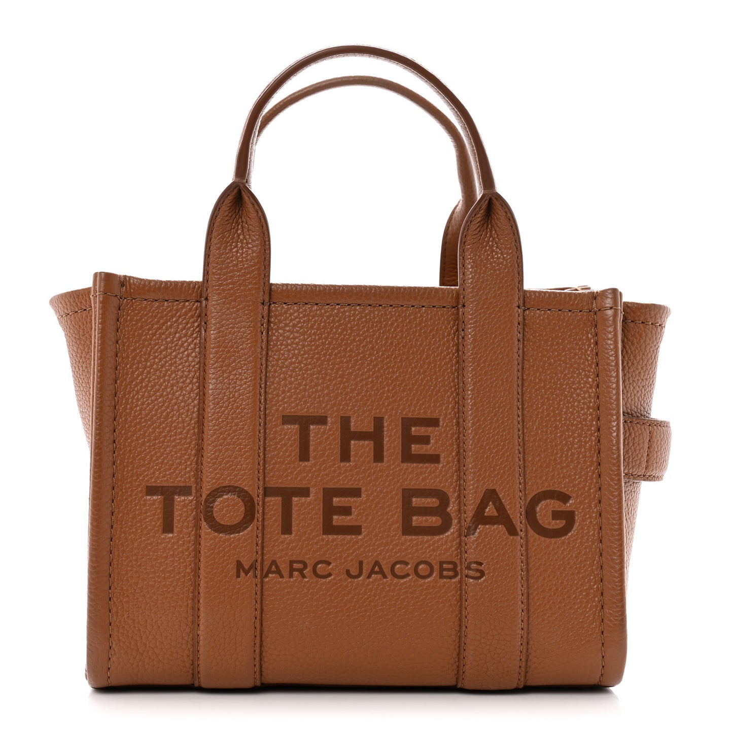 Grained Calfskin Small The Tote Bag Argan Oil