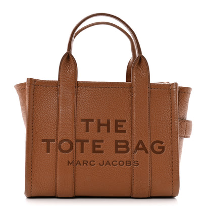 Marc Jacobs Grained Calfskin Small The Tote Bag Argan Oil 1 of 15