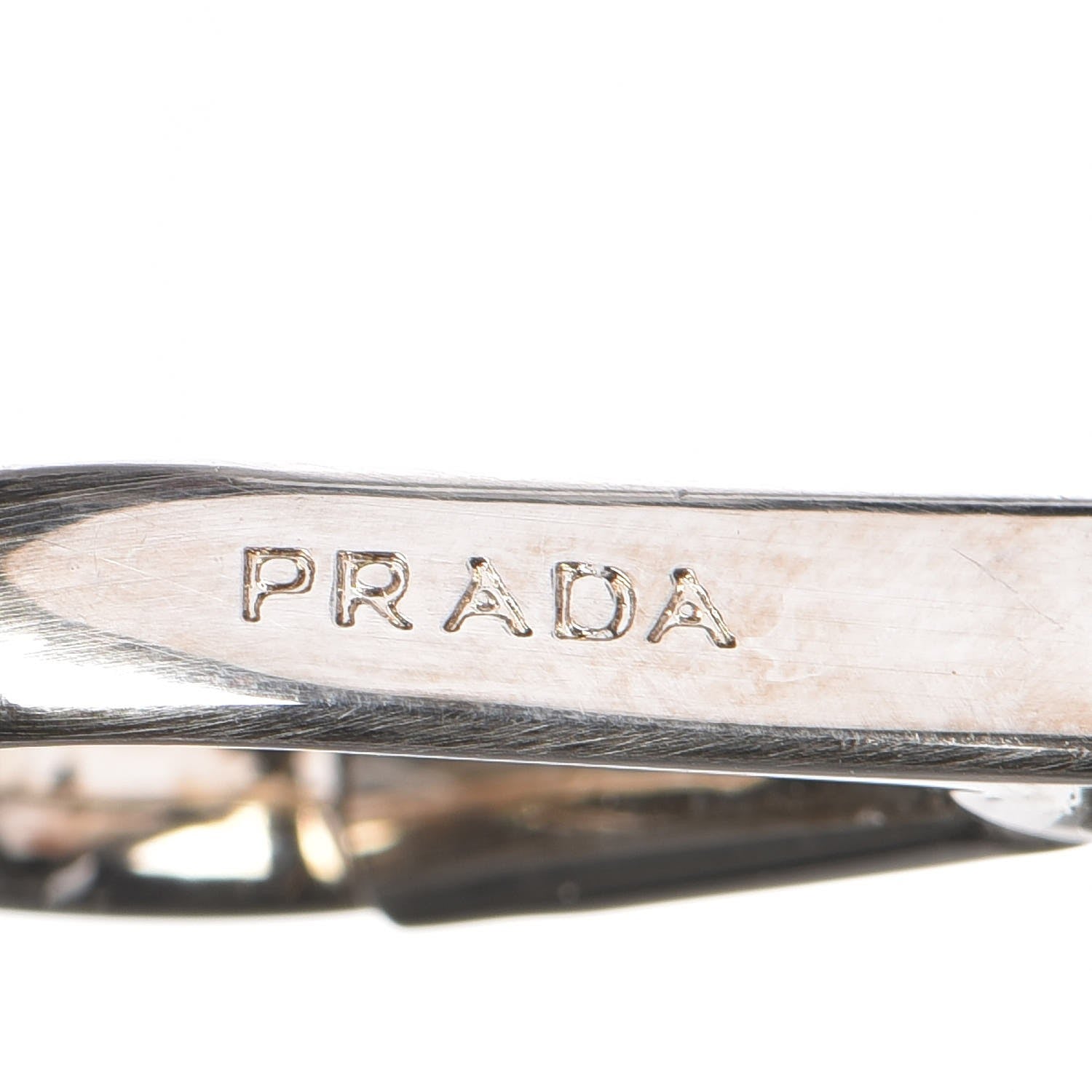 Prada Saffiano Skyscraper Keychain Nero Black 3 of 3