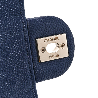 Chanel Caviar Quilted City Walk Flap Navy Blue 7 of 12