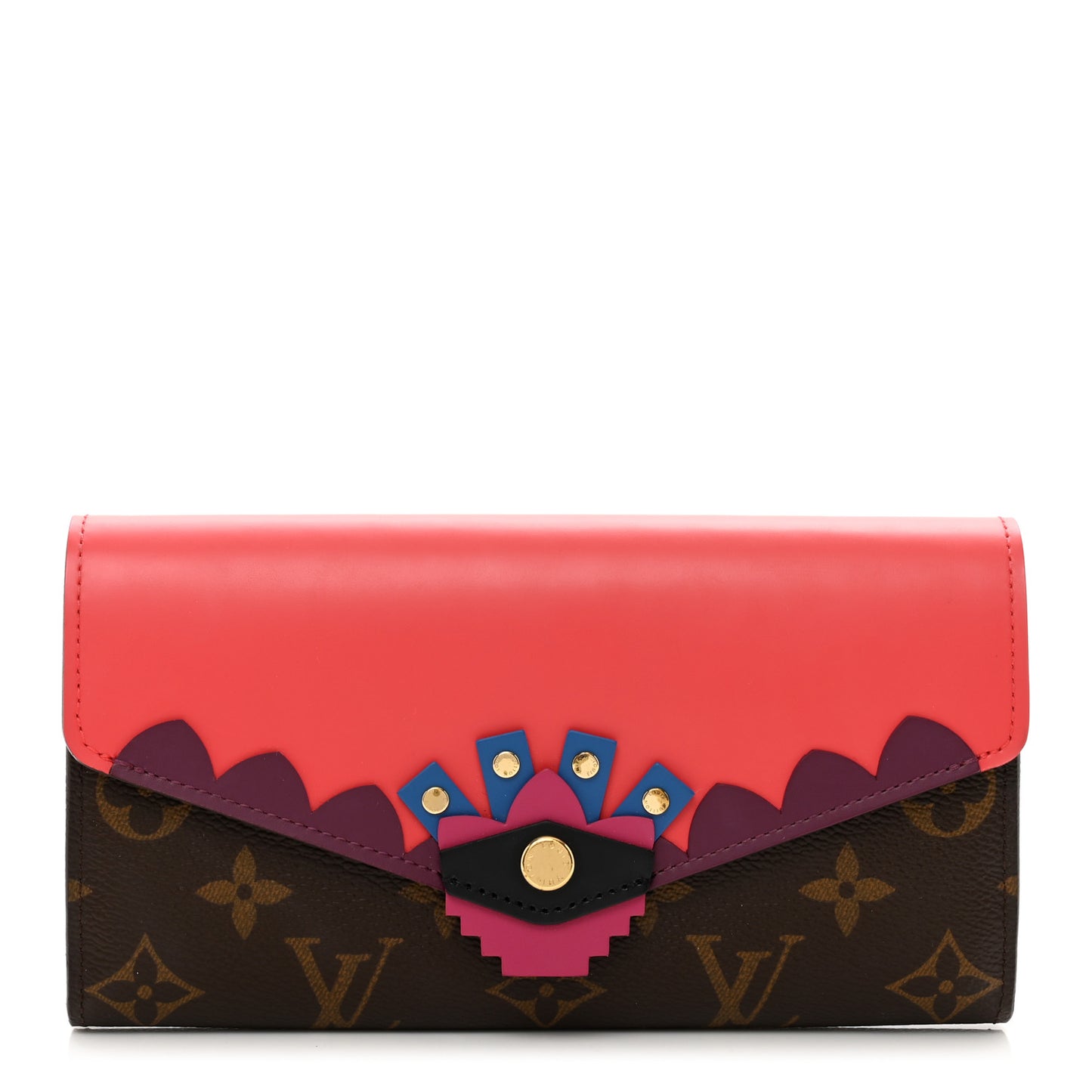 Monogram Totem Sarah Wallet Flamingo