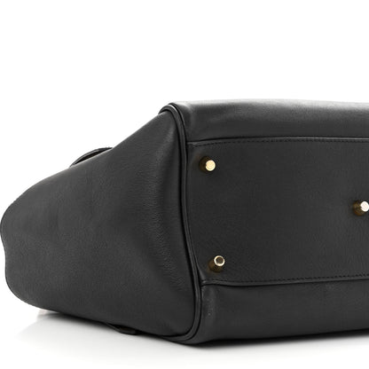 Burberry Calfskin Small Canterbury Tote Black 9 of 10