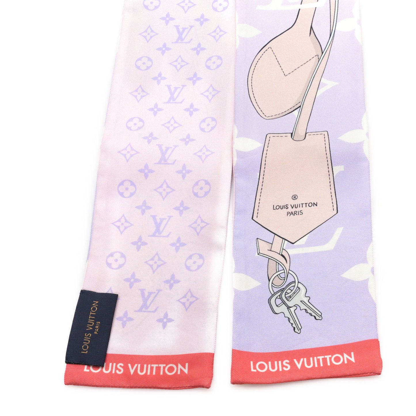 Silk Monogram All That Straps Bandeau Mauve