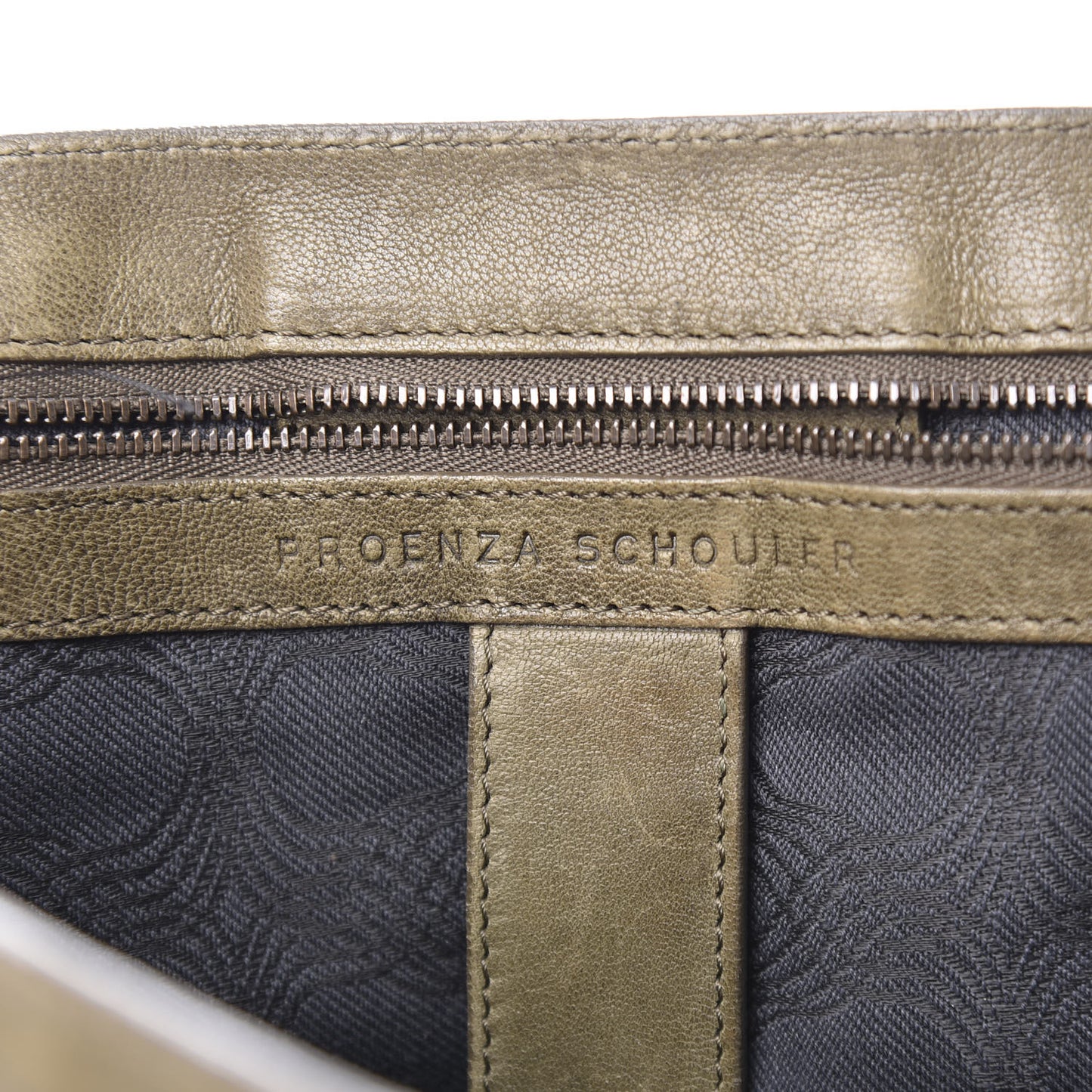 Lambskin Medium PS1 Satchel Military