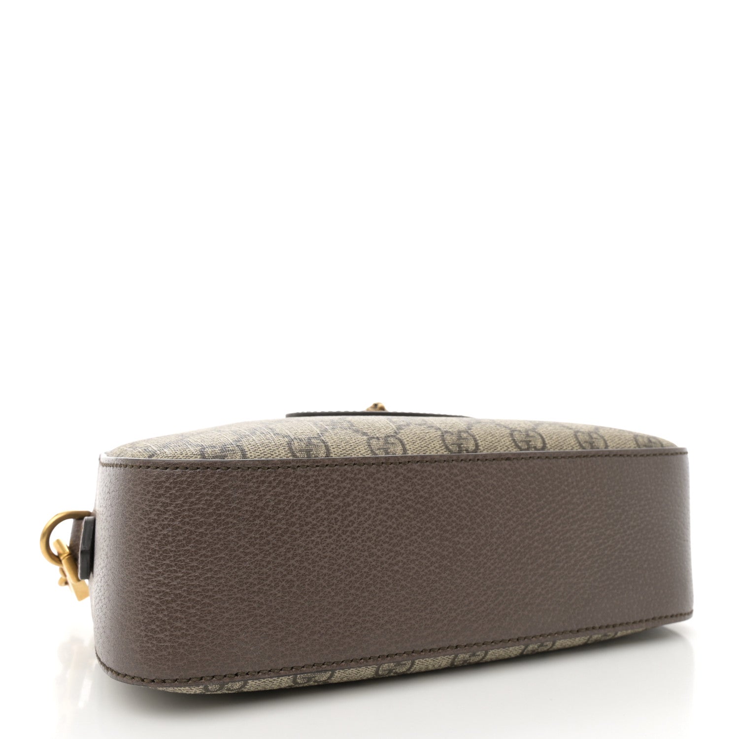 Gucci GG Supreme Monogram Web Neo Vintage Shoulder Bag Beige New Acero Crop 4 of 11