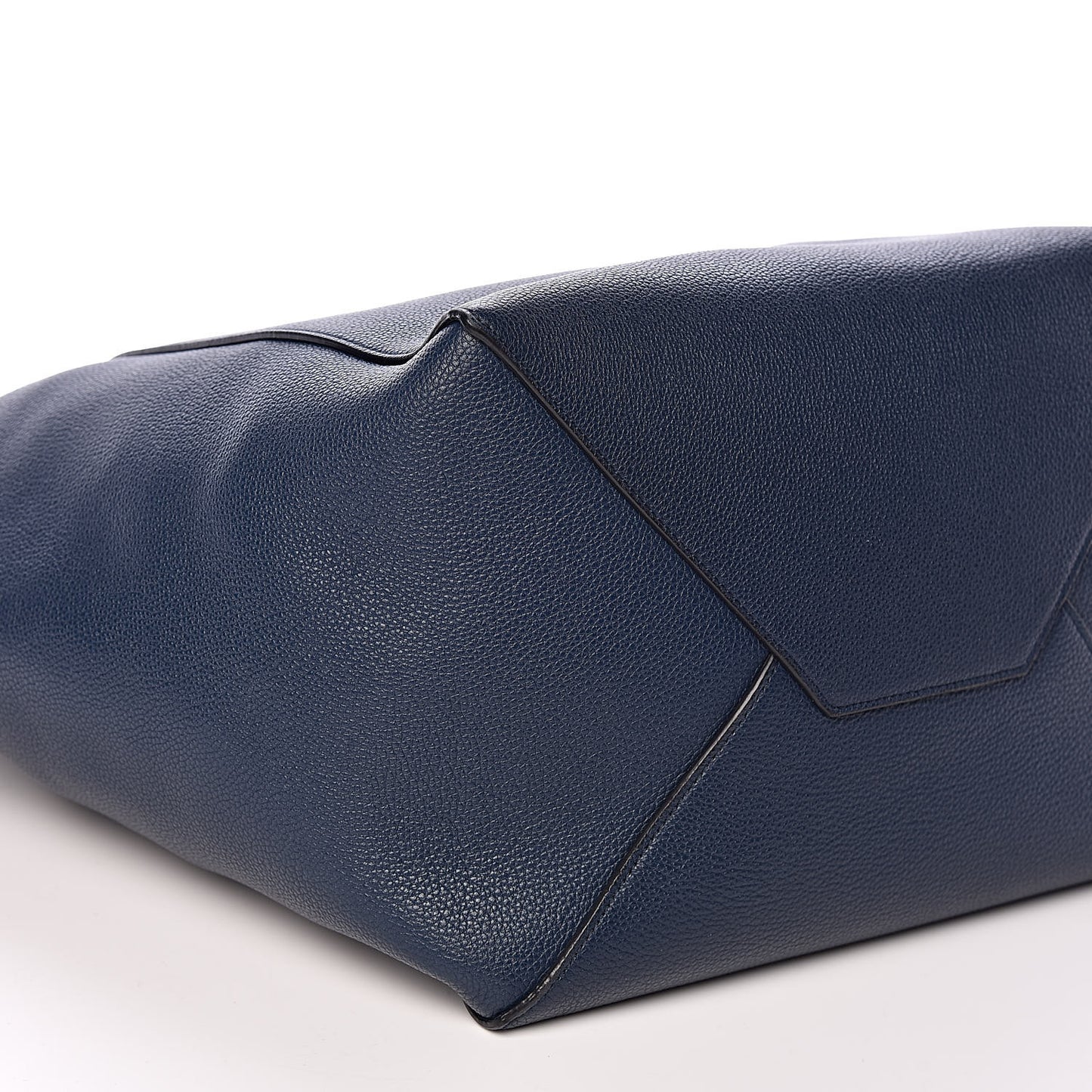 Soft Grained Calfskin Medium Belt Cabas Phantom Abyss Blue