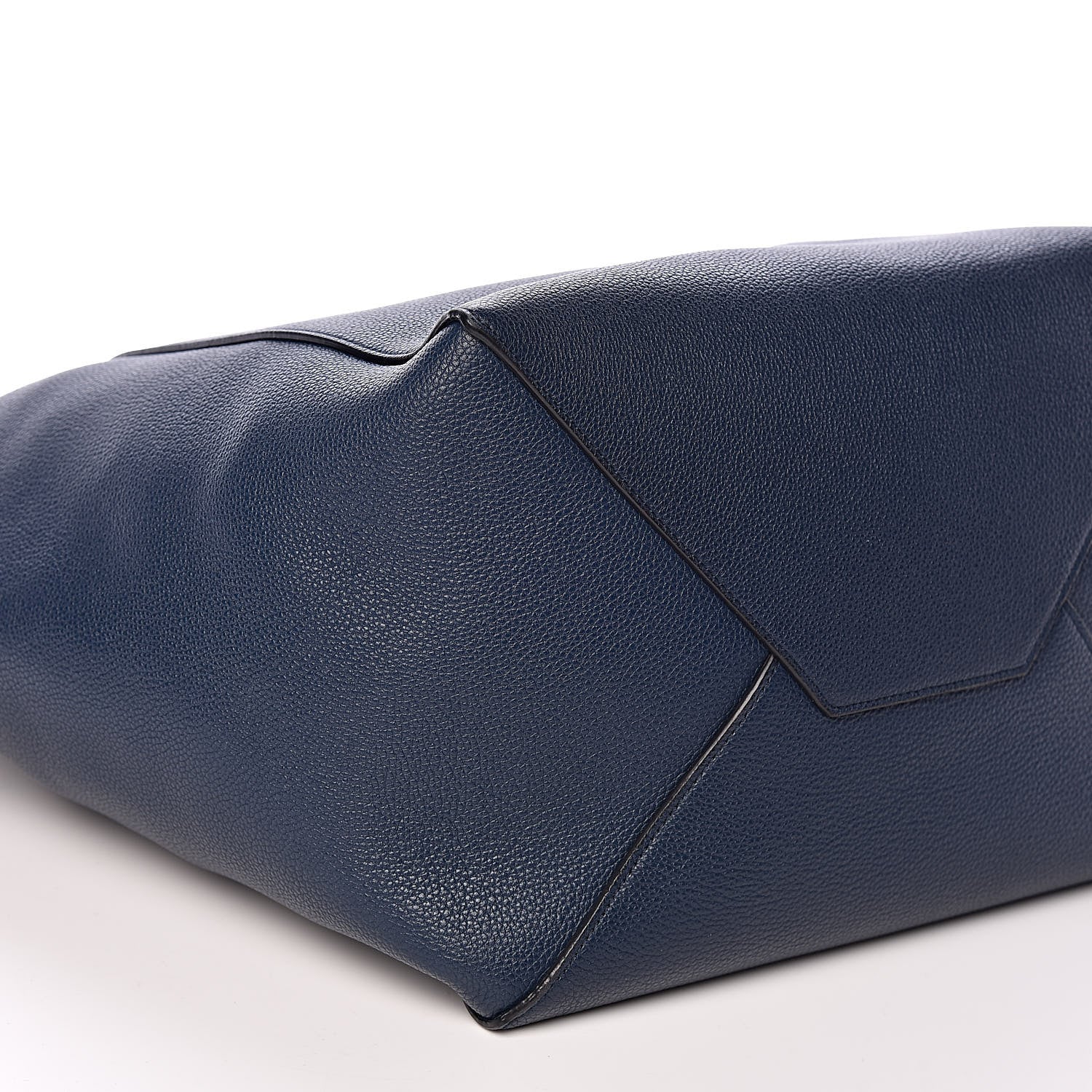 Celine Soft Grained Calfskin Medium Belt Cabas Phantom Abyss Blue 8 of 14