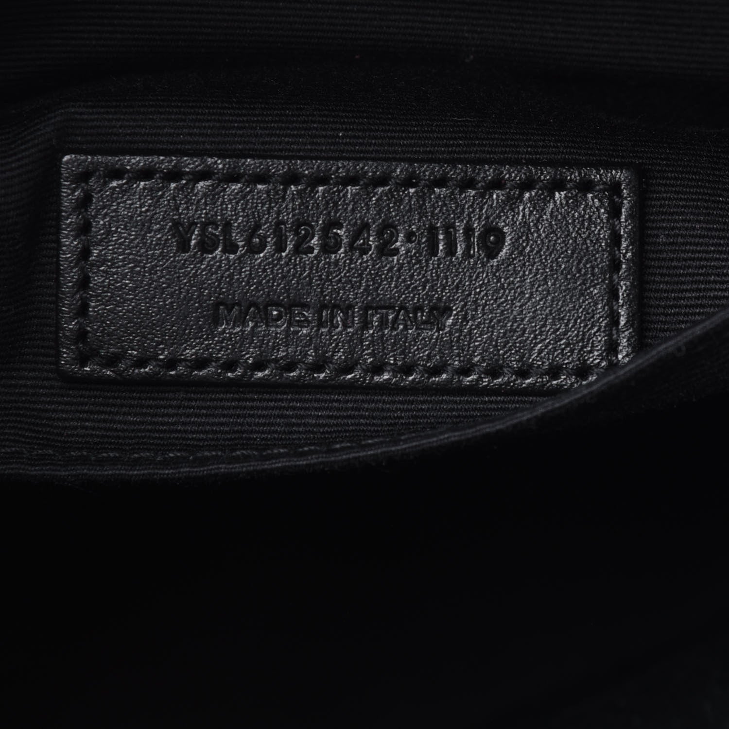 Saint Laurent Lambskin Monogram Lou Camera Bag Burgundy 7 of 14