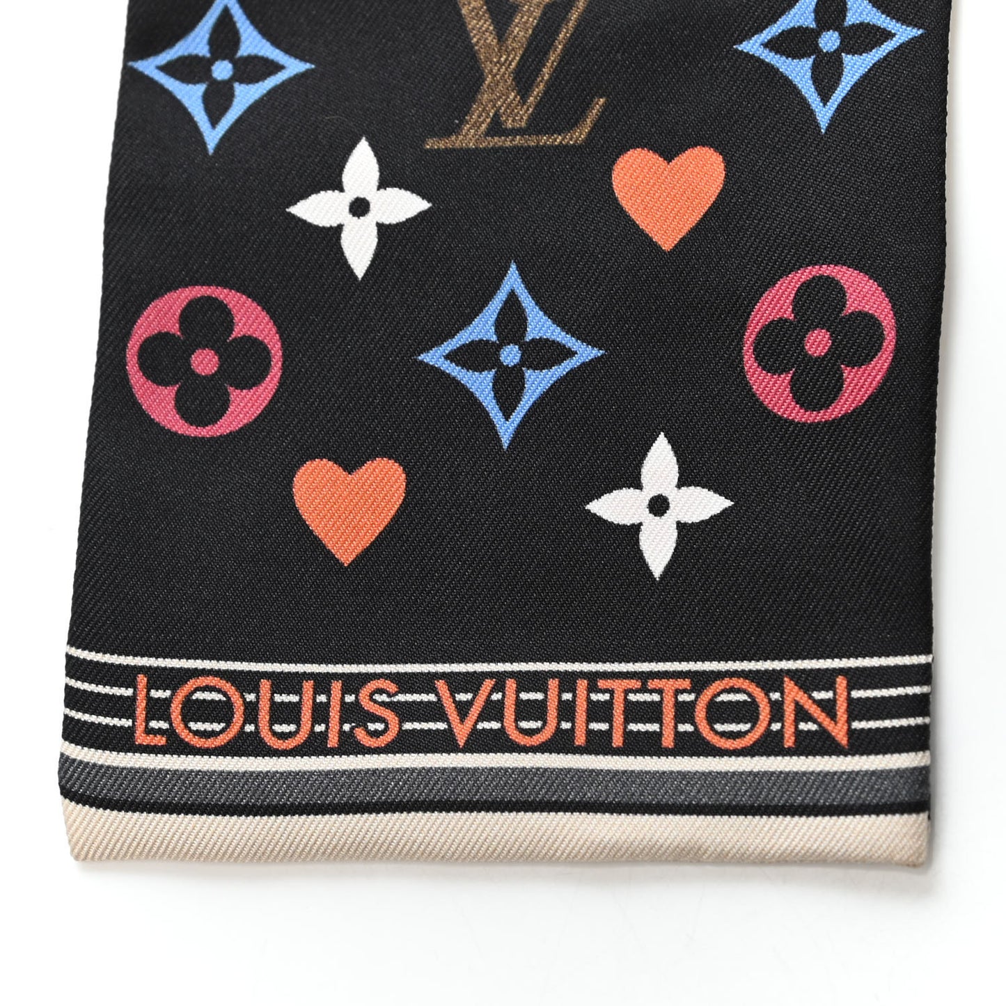 Silk Game On Bandeau Black White
