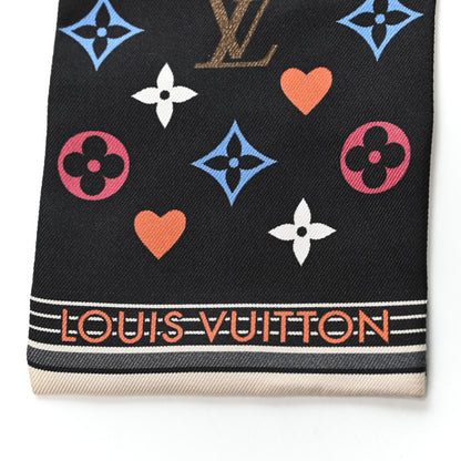 Louis Vuitton Silk Game On Bandeau Black White 2 of 4