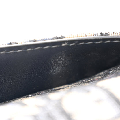 Christian Dior Oblique Mini Saddle Bag Blue 11 of 12