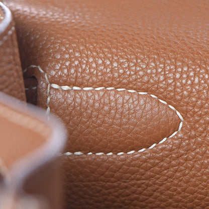 Hermes Fjord Kelly Retourne 40 Gold 17 of 41