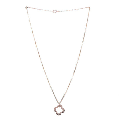 Van Cleef & Arpels 18K Rose Gold Byzantine Alhambra Pendant Necklace 3 of 6