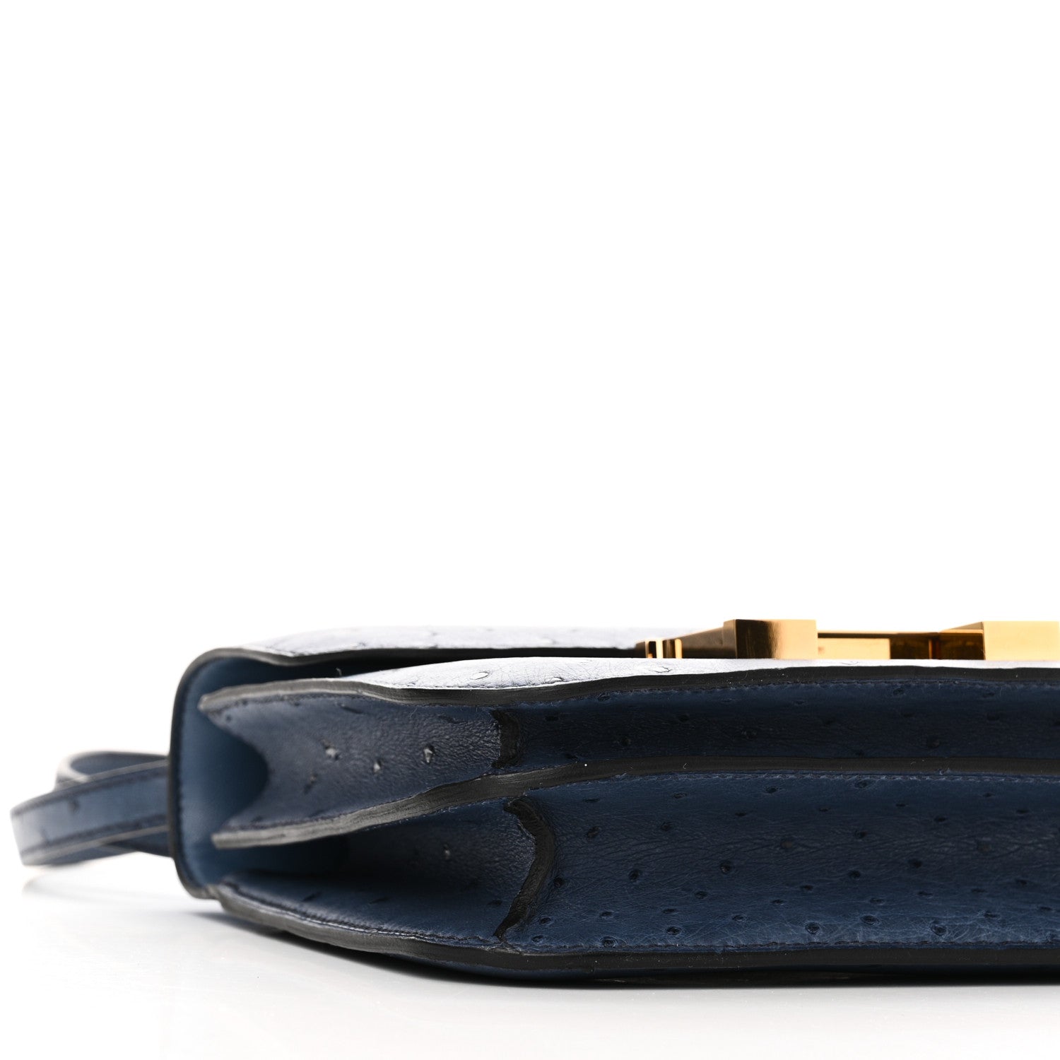 Hermes Ostrich Constance 18 Bleu Roi 9 of 11