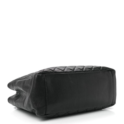 Chanel Caviar Quilted Grand Shopping Tote GST Black 4 of 11