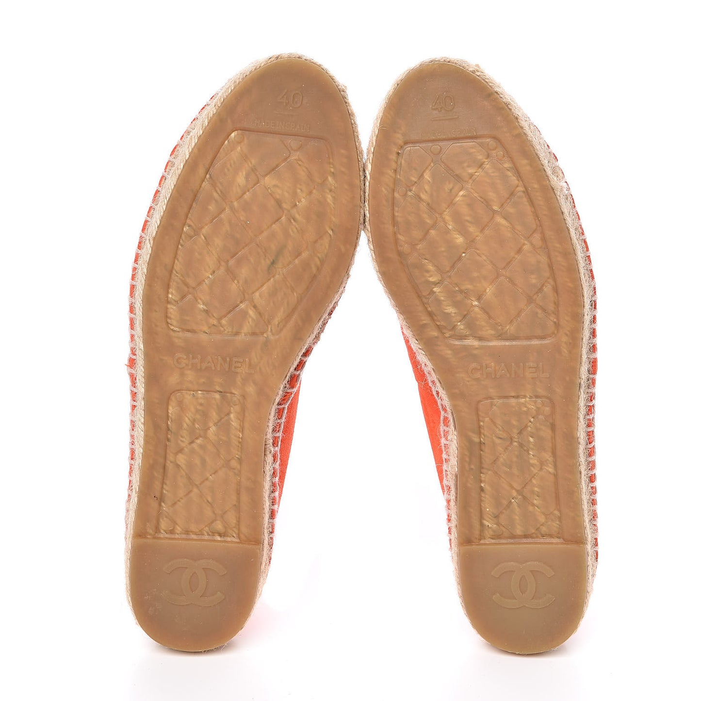 Suede CC Espadrilles 40 Orange