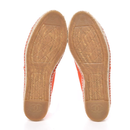 Chanel Suede CC Espadrilles 40 Orange 5 of 11