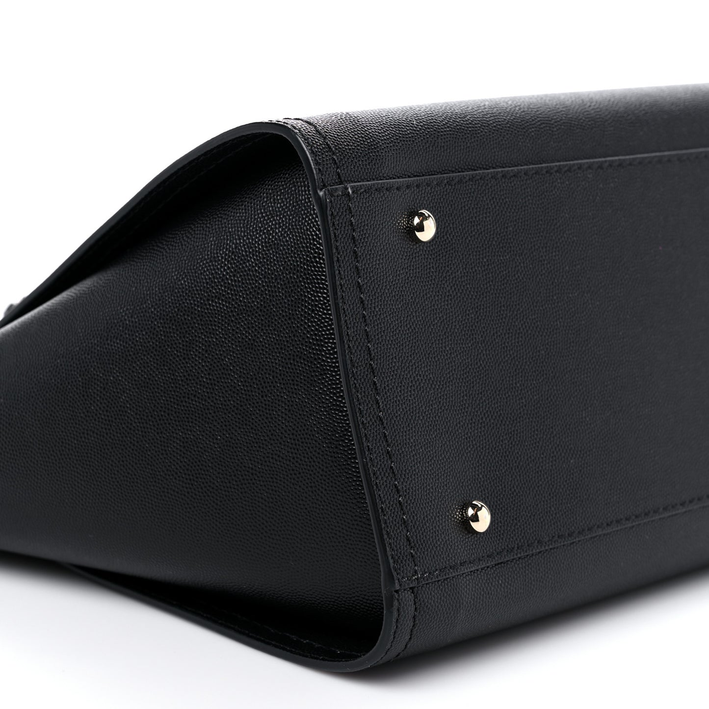 Caviar Small Studded Deauville Tote Black