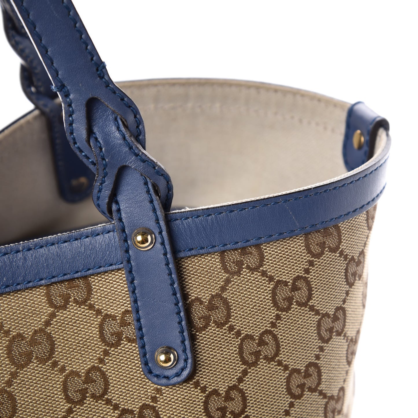 Monogram Medium Craft Tote Turquoise