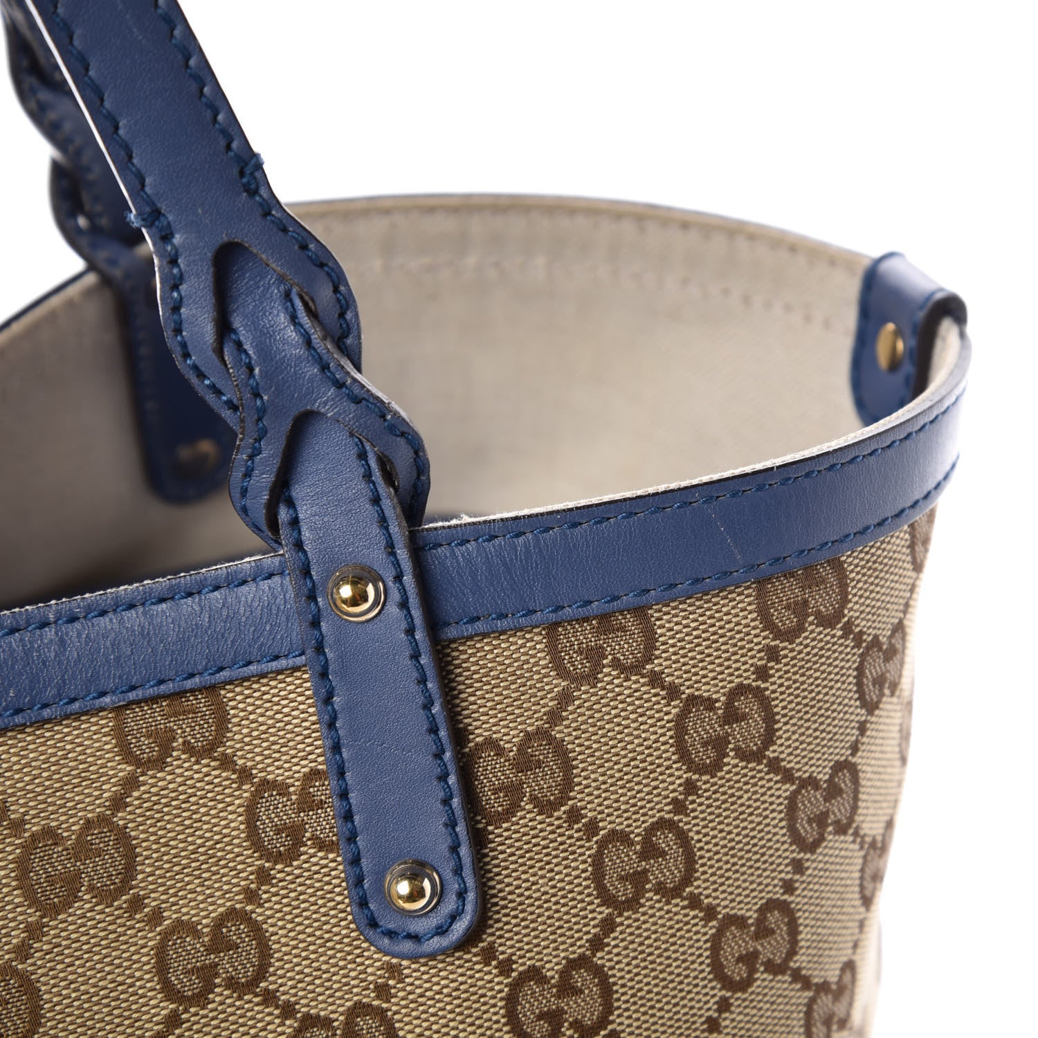 Gucci Monogram Medium Craft Tote Turquoise 20 of 30