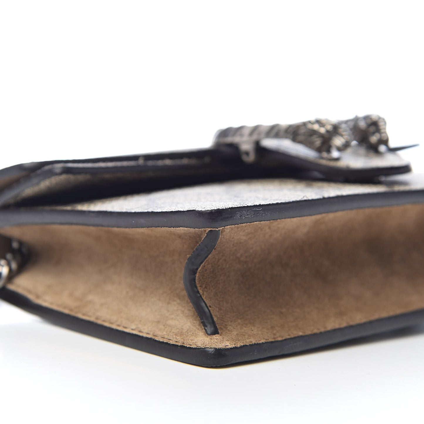 GG Supreme Monogram Super Mini Dionysus Shoulder Bag Taupe