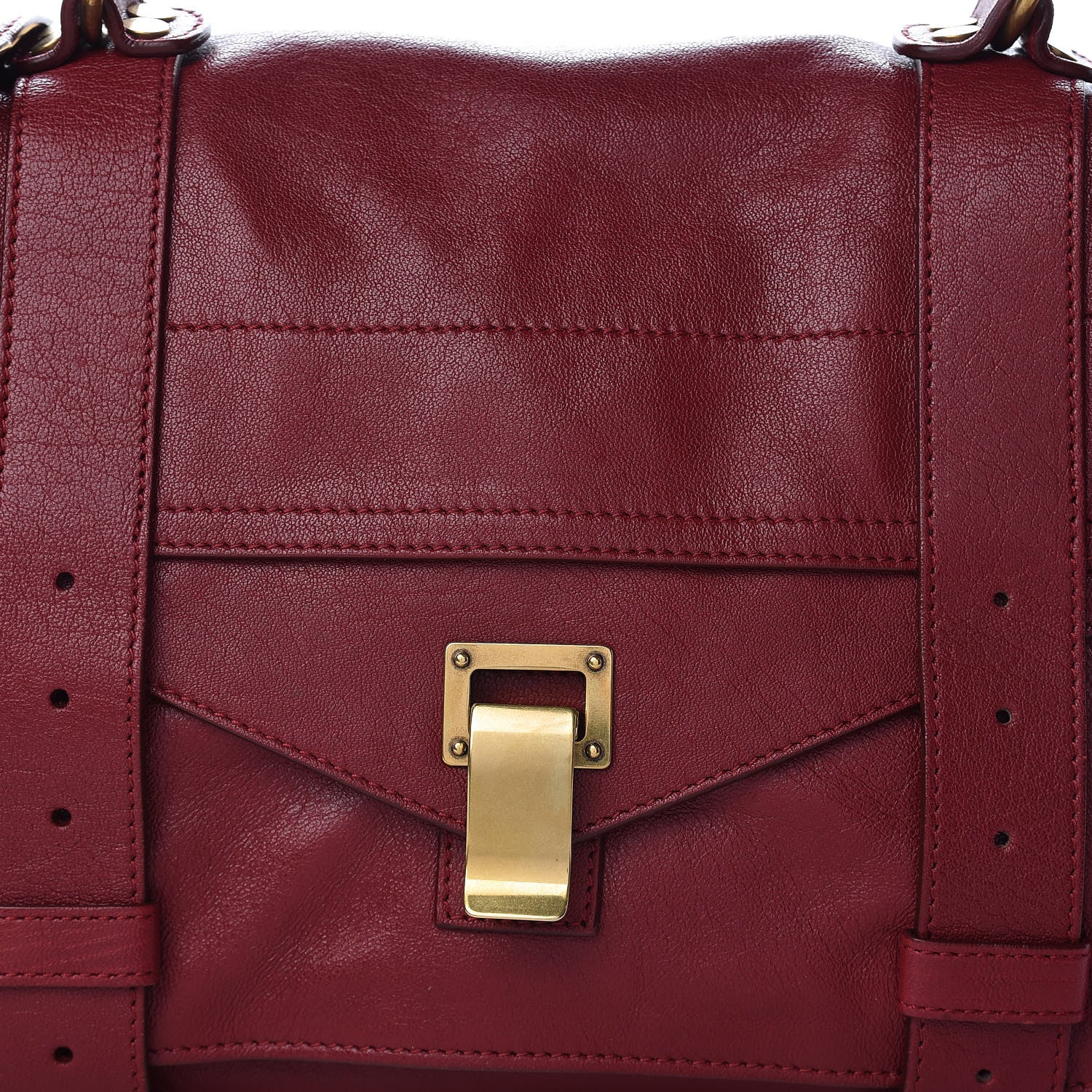 Proenza Schouler Lambskin Medium PS1 Satchel Chianti 9 of 16