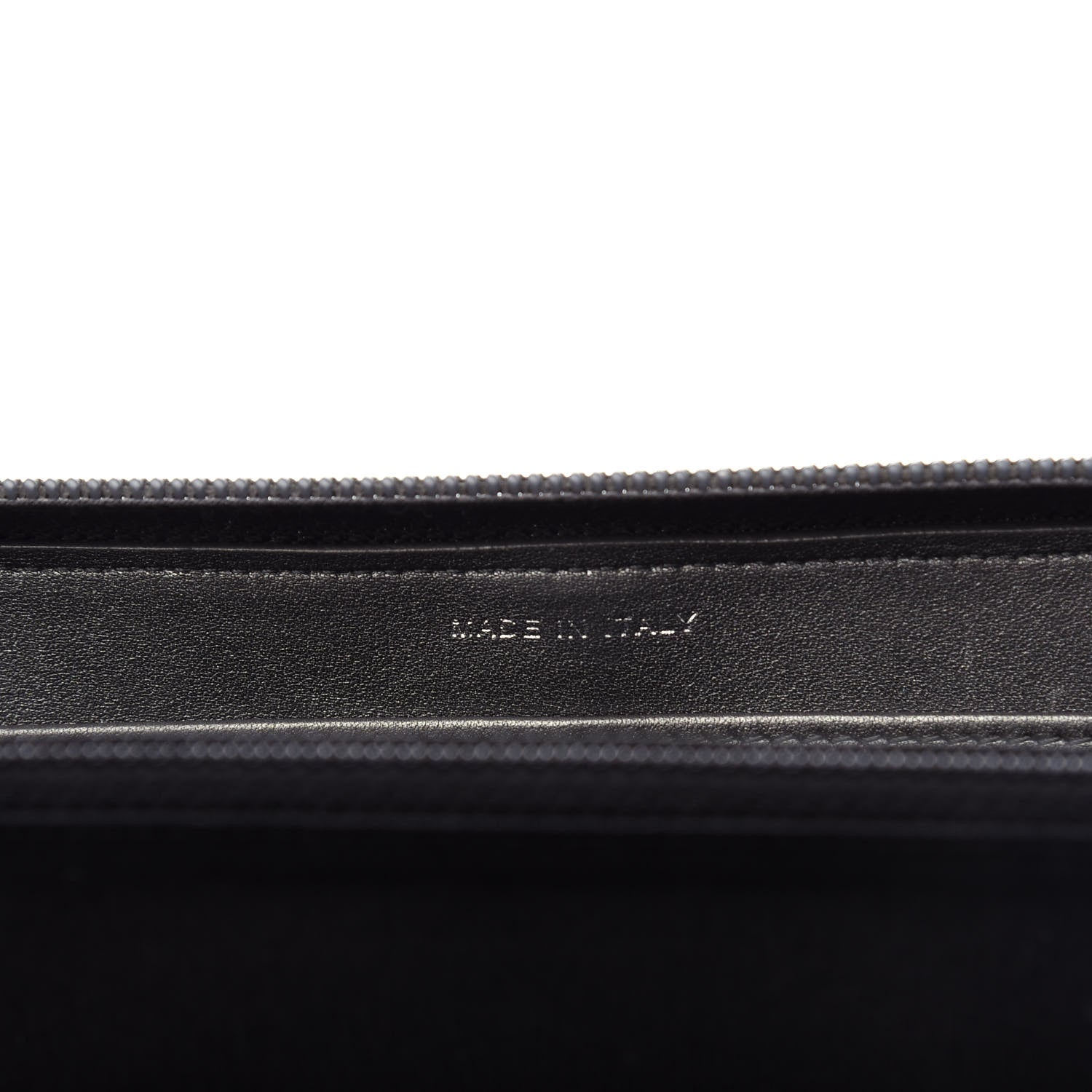 Chanel Metallic Calfskin Large Timeless CC Zip Around Wallet Argent Fonce 7 of 11