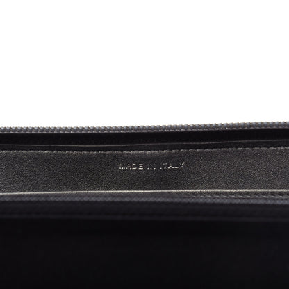Chanel Metallic Calfskin Large Timeless CC Zip Around Wallet Argent Fonce 7 of 11