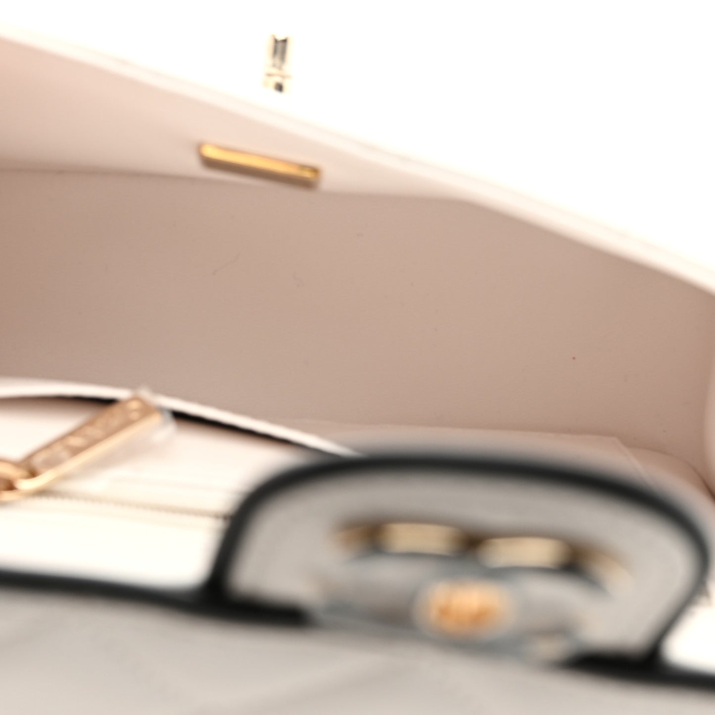 Lambskin Quilted Resin CC Mini Flap Bag White Black