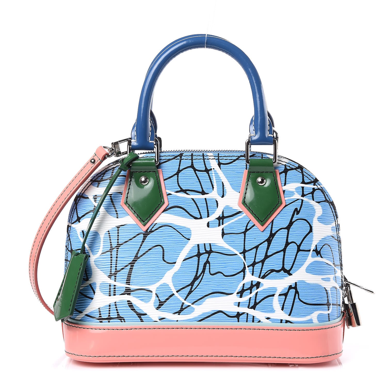 Louis Vuitton Epi Alma BB Aqua 1 of 9