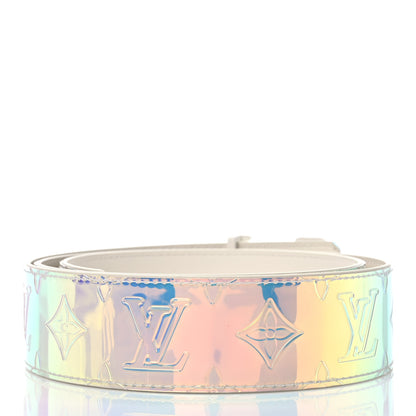 Louis Vuitton PVC Monogram 40mm LV Initiales Reversible Belt 90 36 Iridescent Prism 2 of 6