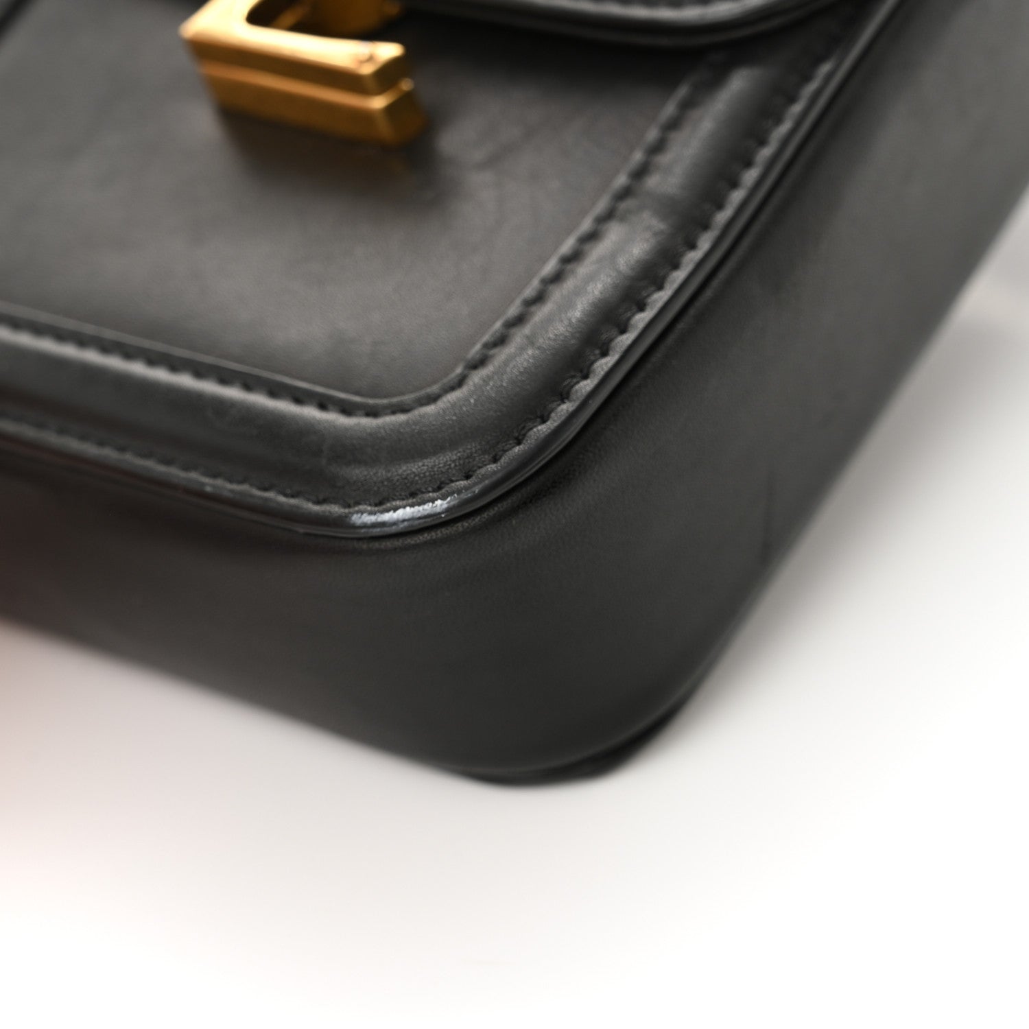 Saint Laurent Smooth Calfskin Mini Solferino Satchel Black 14 of 15
