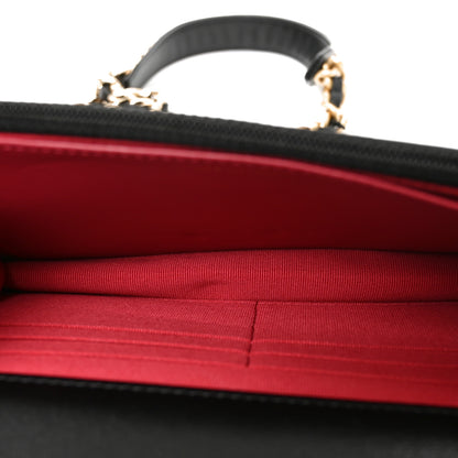 Chanel Lambskin Quilted Chanel 19 Wallet On Chain WOC Black 5 of 10