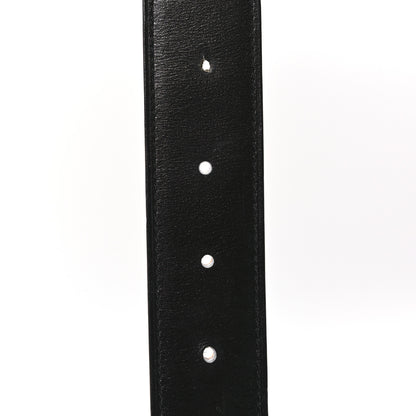Hermes Box Togo 32mm H Belt 85 Black Gold 6 of 6