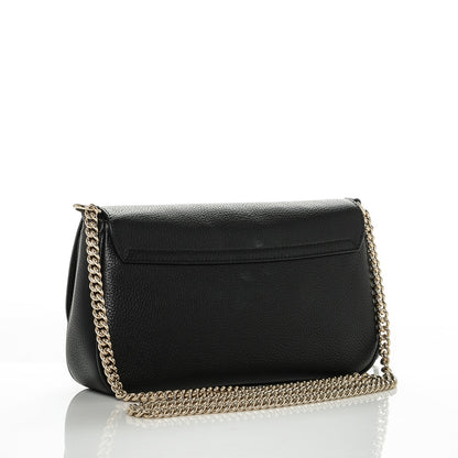 Gucci Pebbled Calfskin Medium Soho Flap Crossbody Black 3 of 8